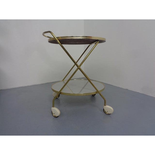Mid-Century Serving Bar Cart, 1960s For Sale - Image 6 of 18