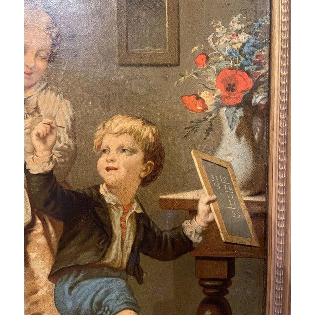 Pair of 19th Century French Signed Chromo Lithographs in Gilt Frames For Sale - Image 9 of 13