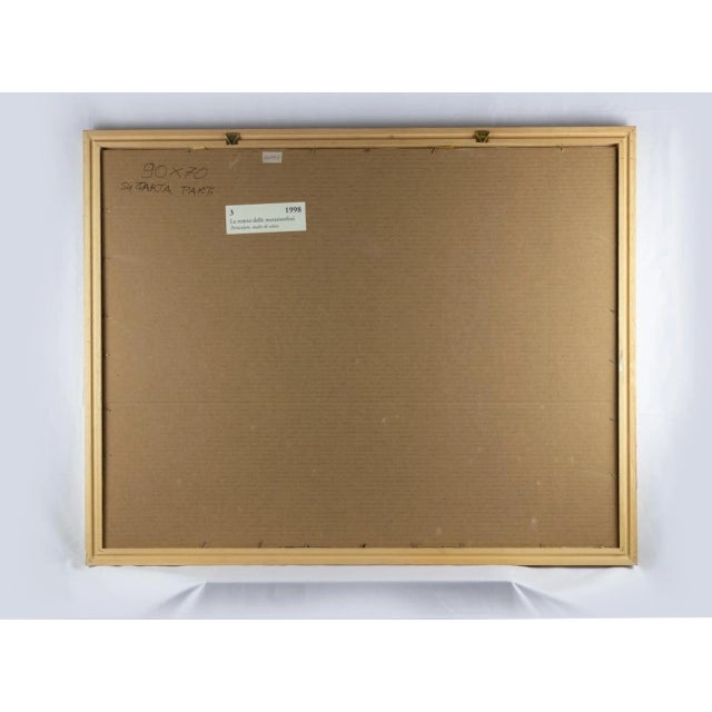 Modern Leo Guida, The Room of Metamorphosis, Original Tempera, 1980 For Sale - Image 3 of 4