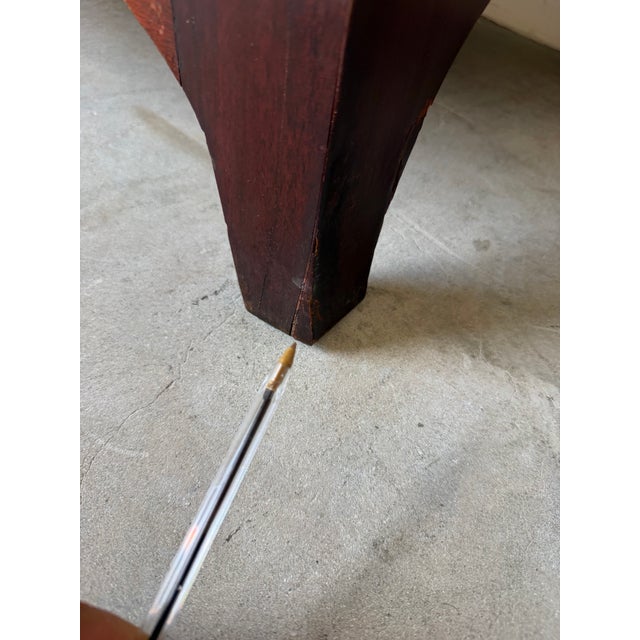 1970’s Vintage Drexel Georgian-Style Mahogany Bow Front Chest of Drawers For Sale - Image 12 of 12