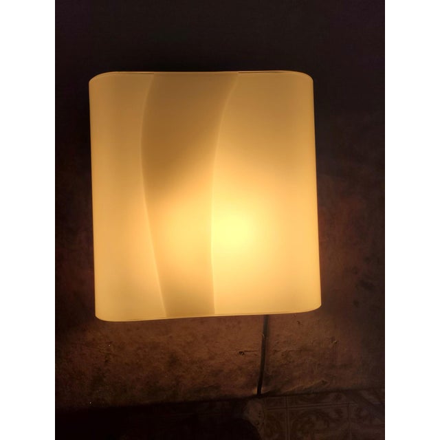 Metal Murano Glass Wall Lamps, Italy, 1970s, Set of 2 For Sale - Image 7 of 13