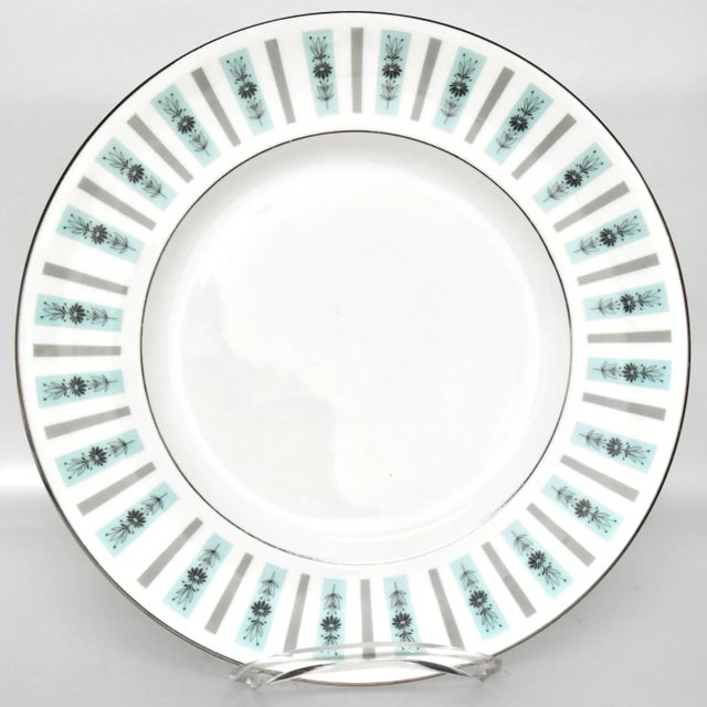 Mid 20th Century Mid 20th Century Modern Foley English Bone China Dinner Service for Twelve- 60 Pieces For Sale - Image 5 of 6