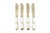 Mother of Pearl & Brass Thailand Flatware Small Spoon Fork & Knife Set of 15 For Sale In Portland, OR - Image 6 of 9