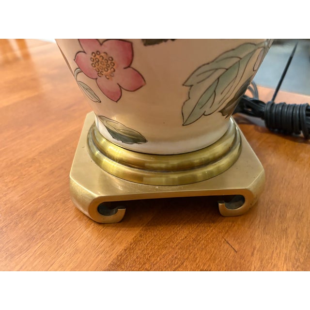 Late 20th Century Late 20th Century Wildwood Chinoiserie 3-Way Lamp With Shade For Sale - Image 5 of 11
