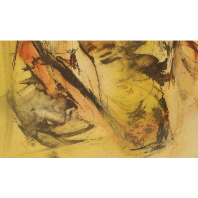 Paper Abstract Expressionism Painting | Signed Nicholas Caputi (1969) For Sale - Image 7 of 8