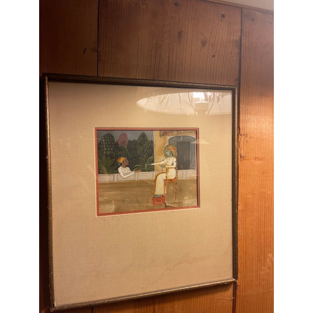 18th C. Indian Gouache Painting For Sale - Image 11 of 12