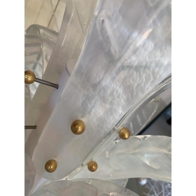 Opalino Palm Tree Murano Glass Floor Lamp by Simoeng For Sale - Image 7 of 13