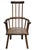 Hollywood Regency Antique Primitive Hand-Crafted Welsh Stick Chair For Sale - Image 3 of 11
