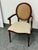 Bombay Company Traditional Oval Cane-Back Armchair For Sale - Image 11 of 12