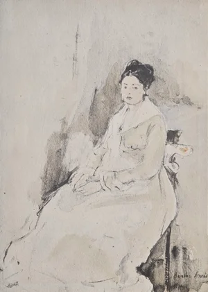 Berthe Morisot, Sitting Lady, 1918, Lithograph