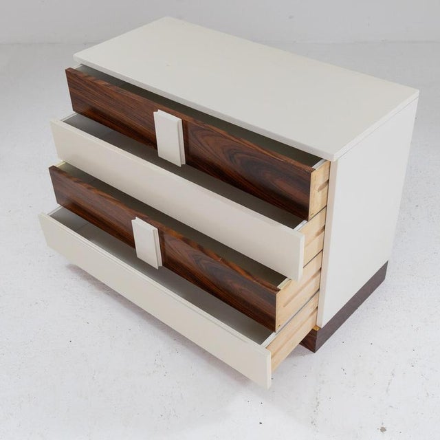 Teak and White Formica Dresser, 1970s For Sale - Image 4 of 7