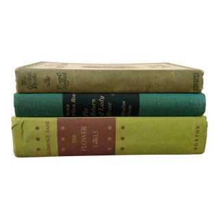 Vintage Bundle of Green Books - Set of 3 For Sale