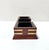 2000 - 2009 2003 Bombay Company Mahogany Desk or Dresser Valet Organizer With Brass Inlay and Faux Leather Lining For Sale - Image 5 of 10