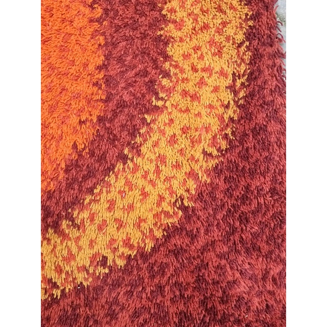 Samit Borgosesia Pure Wool Rug with Geometric Patterns, 1970s For Sale - Image 11 of 13