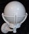 Vintage Wall Lamp in White Lacquered Metal by Bonalux, 2000s For Sale - Image 4 of 8