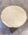 Beige Pair of Vintage 1970s Italian Travertine Scalloped Edge End Tables – 27.75" Diameter For Sale - Image 8 of 18