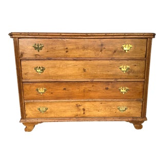 English Style Pine Commode For Sale