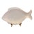 Vintage Large 18” White Ceramic Fish Platter For Sale