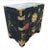 Black Chinoiserie Hand Painted Black Lacquered Cabinet For Sale - Image 8 of 10