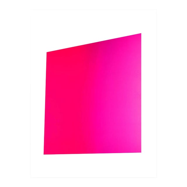 Contemporary Abstract Photographic C-Print on Canson Platine Fibre Rag "Color Kinesthesia 6a4221 - Pink" by Anne Senstad For Sale