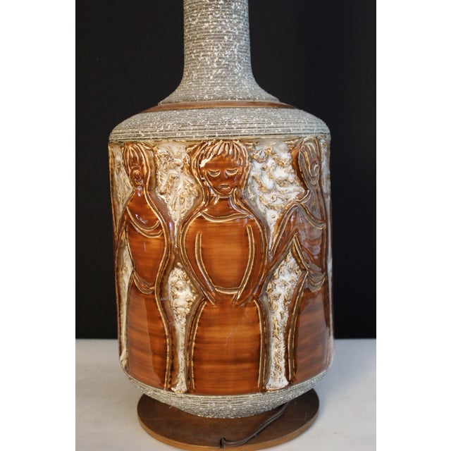 Mid 20Th Century Aldo Londi Influence Table Lamp For Sale - Image 15 of 17
