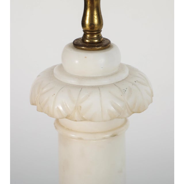 Midcentury Italian Alabaster Table Lamp For Sale - Image 9 of 14