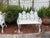Pair of White Antique Style Cast Iron Figural Seasons Garden Bench For Sale - Image 4 of 9