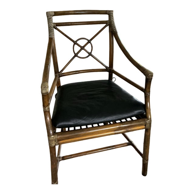 Vintage McGuire Target Desk/Side Chair For Sale