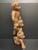 Brown Vintage Carved Solid Wood Three Acrobatic Teddy Bear Sculpture For Sale - Image 8 of 11
