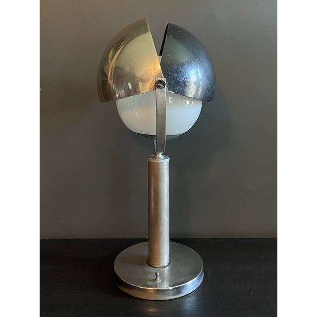 Mid 20th Century Mid 20th Century Space Age–Inspired Sculptural Table Lamp For Sale - Image 5 of 11