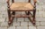 English 1800s Georgian Period Plum Wood Child's Rocking Chair with Rush Seat For Sale - Image 9 of 11