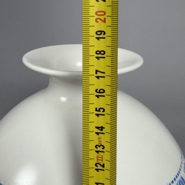 Artistic Ceramic Vase in Geometric Design For Sale - Image 13 of 14