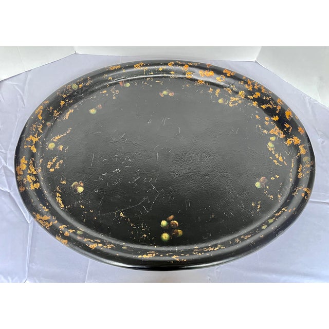 19th Century Ws Burton of London Papier Mache Tray For Sale In Dallas - Image 6 of 14