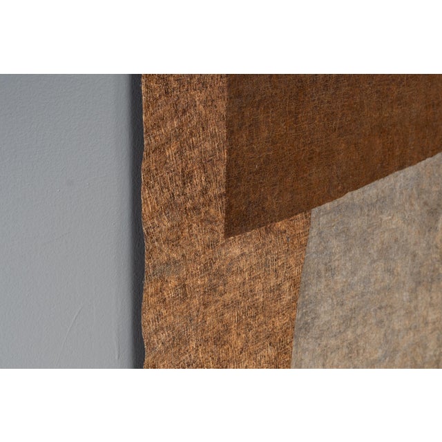 Wood Large French Abstract Expressionist Wall Hanging For Sale - Image 7 of 16