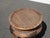 Wood Vintage Mid Century Wicker End Table Side Table For Sale - Image 7 of 16