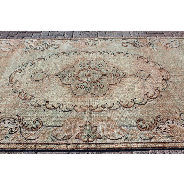 Shabby Chic Shabby Chic Area Rug - 64"x111.5" For Sale - Image 3 of 10