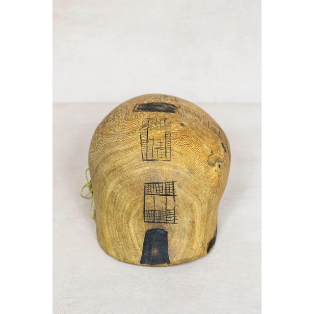 Turkana Bowl in Handcarved Wood For Sale - Image 4 of 5