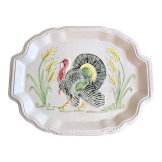 California Pottery Turkey Platter Thanksgiving For Sale