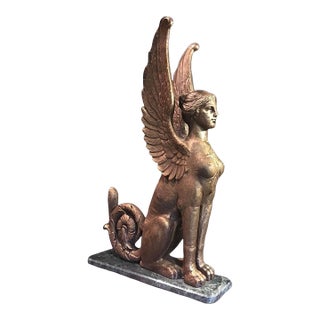 1920’s Plaster Sphinx Statue For Sale