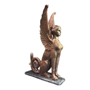 1920’s Plaster Sphinx Statue