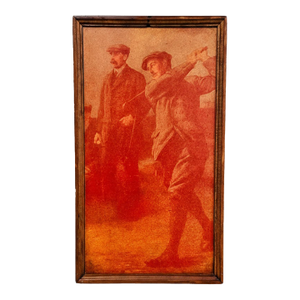 Edwardian Era "Great Triumvirate" Golf Print by Clement Flower (1912) – James Braid, Jh Taylor, Harry Vardon Reproduction
