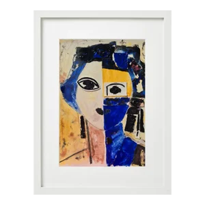 Shadow Box Framed Original Oil Painting 'Portrait of a Woman' by Diane Grant