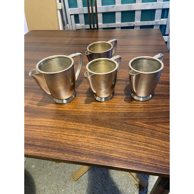Silver Milk Jugs by Gio Ponti for Fratelli Calderoni, 1959, Set of 4 For Sale - Image 8 of 9