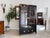 Original elegant Art Nouveau bookcase/library cabinet. Dimensions: Height x Width x Depth 200 x 119 x 53 cm. This bookcase...