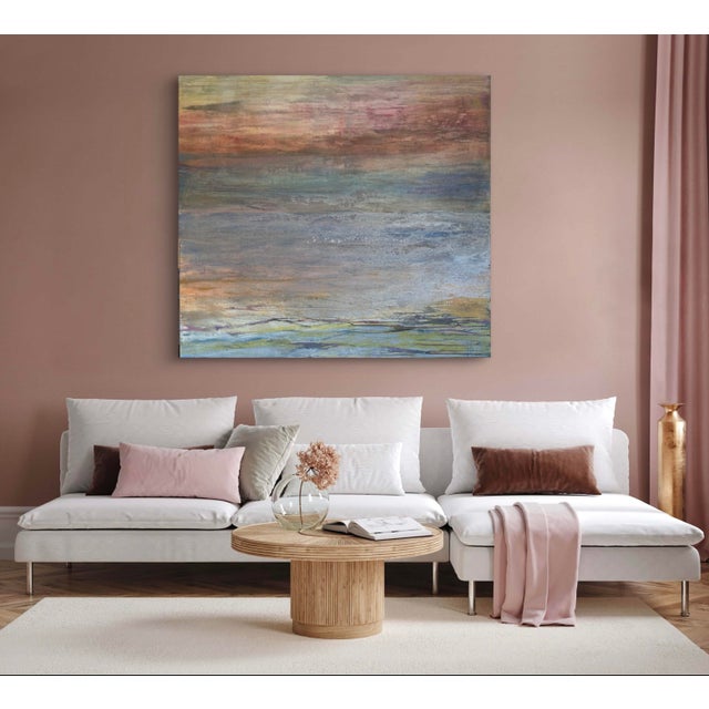 Large, Original Abstract Painting. Acrylic on Canvas. For Sale - Image 10 of 12