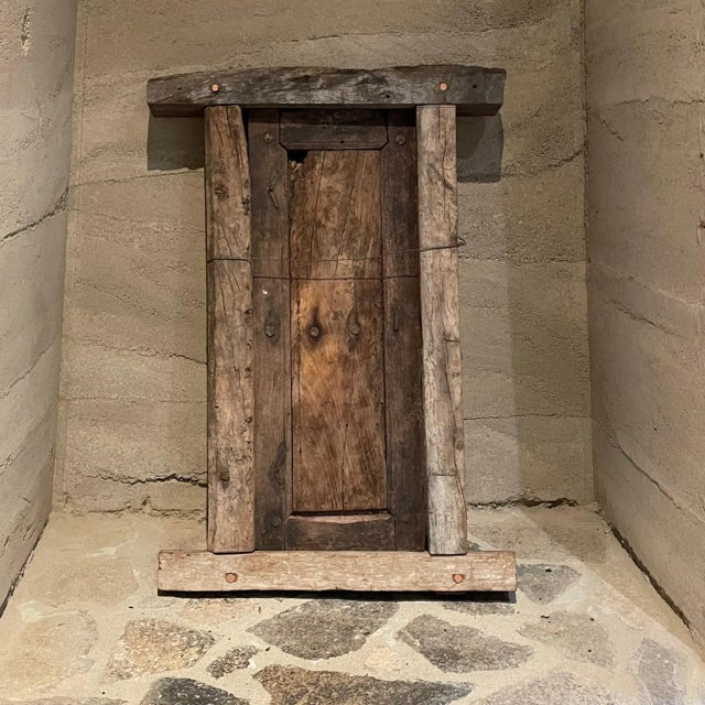 1940s 1940s Mexican Rustic Ranch Mesquite Window Jalisco Hacienda For Sale - Image 5 of 10