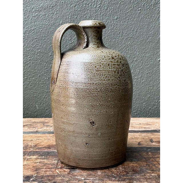 Antique Glazed Ceramic Jug For Sale - Image 4 of 12