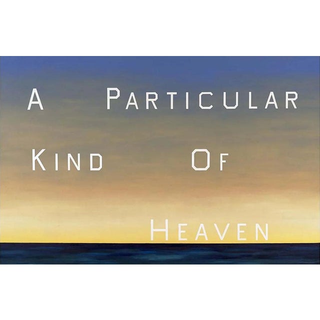 Contemporary Ed Ruscha a Particular Kind of Heaven Official Exhibition Poster For Sale - Image 3 of 3
