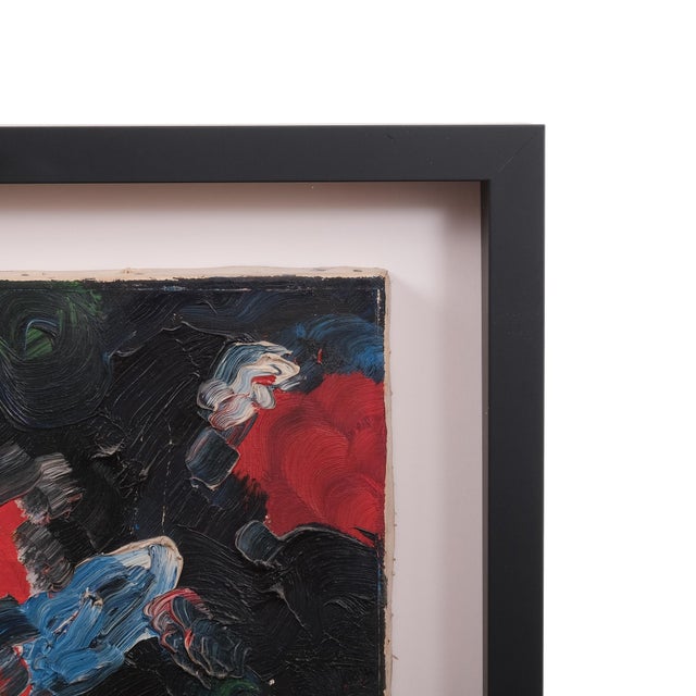 Modern Friedrich Schiemann, Untitled, 1958, Oil on Canvas For Sale - Image 3 of 9