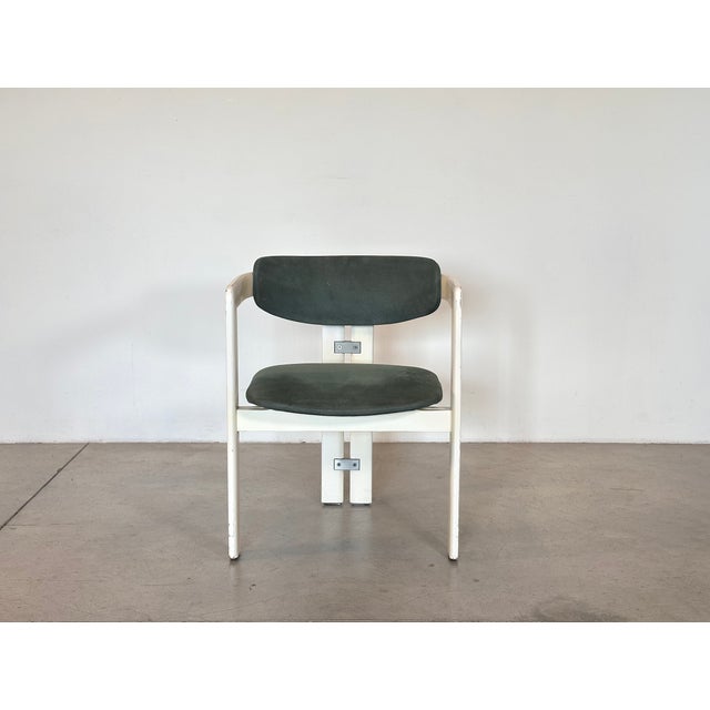 Ivory Pamplona Dining Chair by Augusto Savini for Pozzi, 1960s For Sale - Image 8 of 18